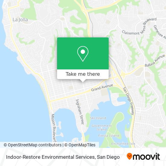 Indoor-Restore Environmental Services map