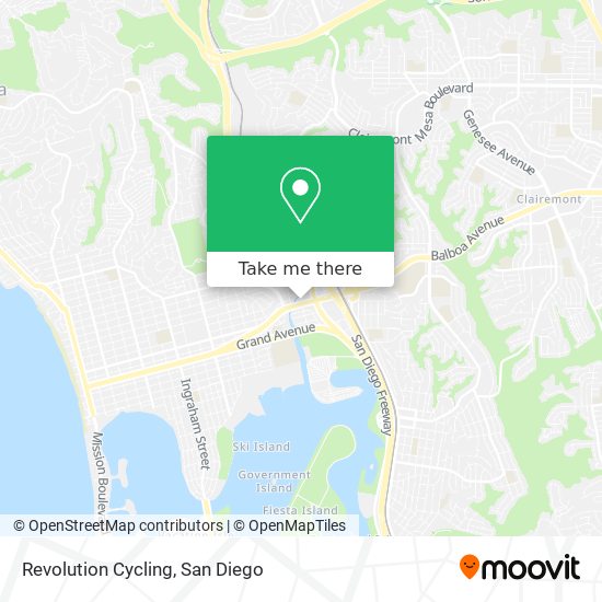 Revolution Cycling map