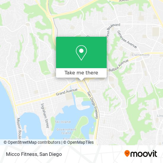 Mapa de Micco Fitness