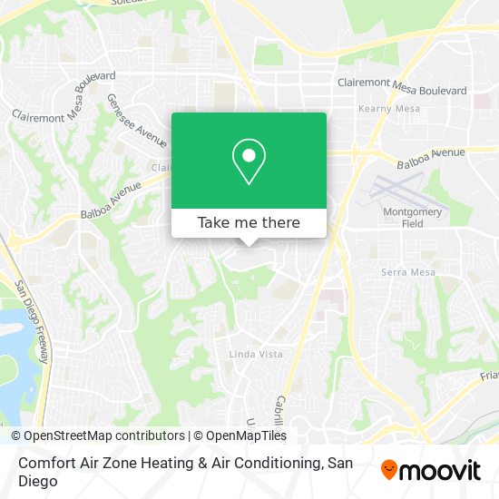 Comfort Air Zone Heating & Air Conditioning map