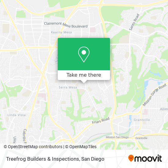 Treefrog Builders & Inspections map