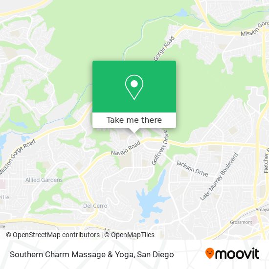 Mapa de Southern Charm Massage & Yoga