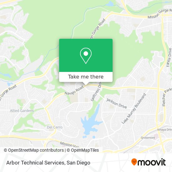 Arbor Technical Services map