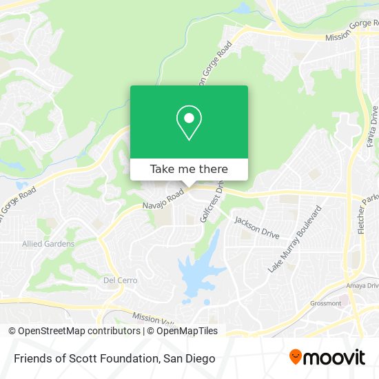 Mapa de Friends of Scott Foundation