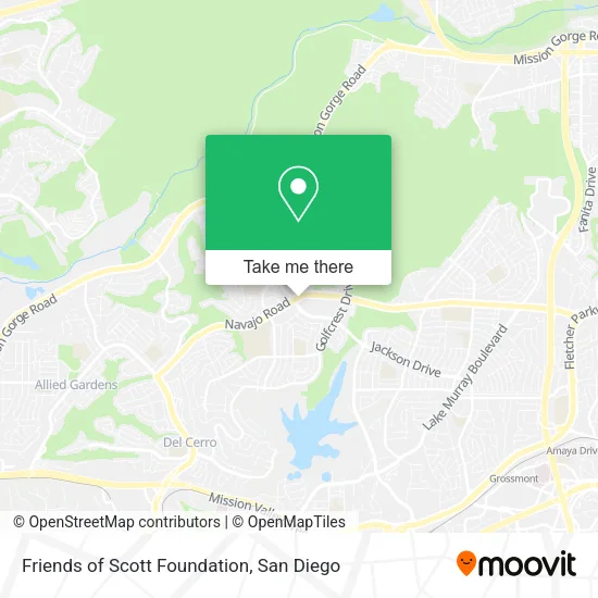 Mapa de Friends of Scott Foundation