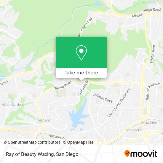 Mapa de Ray of Beauty Waxing