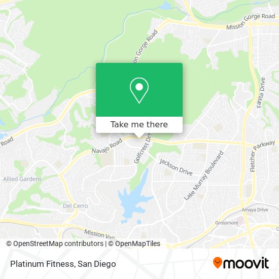 Platinum Fitness map