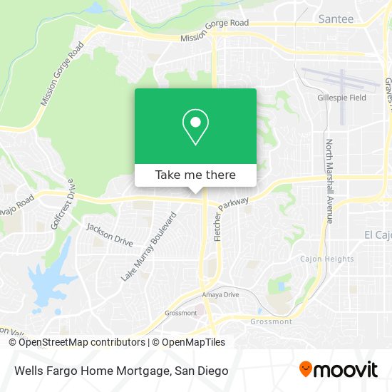 Wells Fargo Home Mortgage map