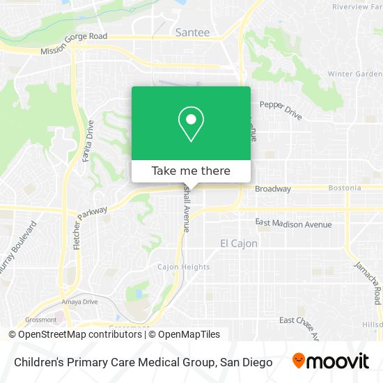 Children's Primary Care Medical Group map