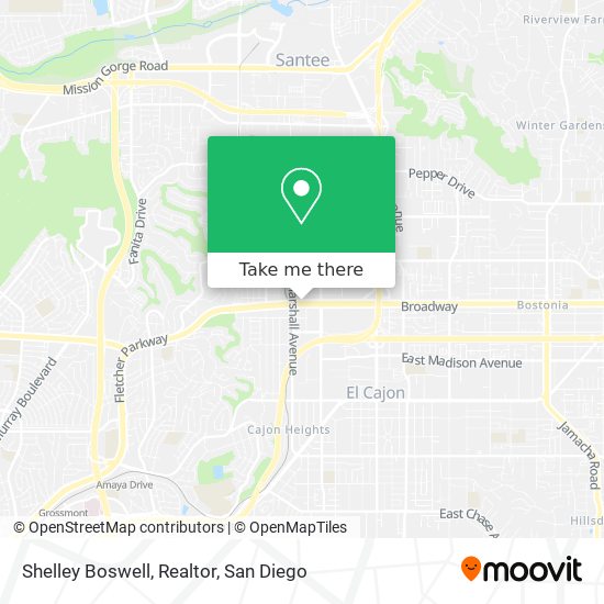 Mapa de Shelley Boswell, Realtor