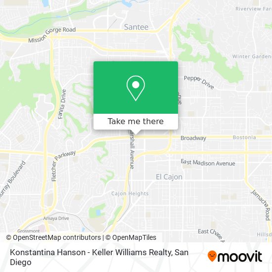 Konstantina Hanson - Keller Williams Realty map