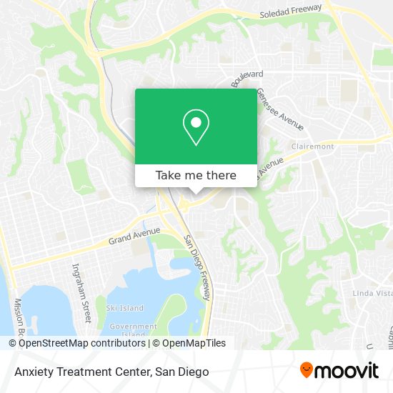 Mapa de Anxiety Treatment Center