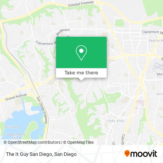 Mapa de The It Guy San Diego