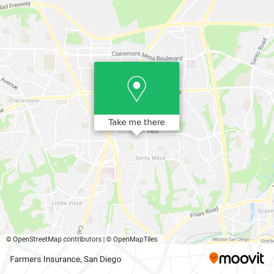 Farmers Insurance map