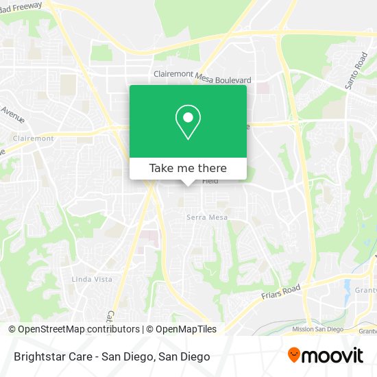 Brightstar Care - San Diego map