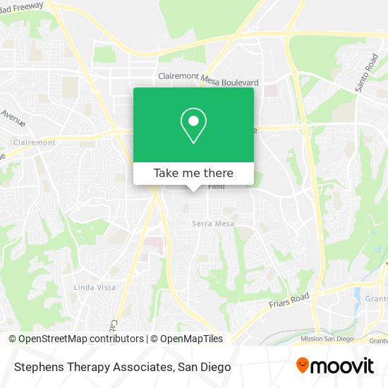 Stephens Therapy Associates map