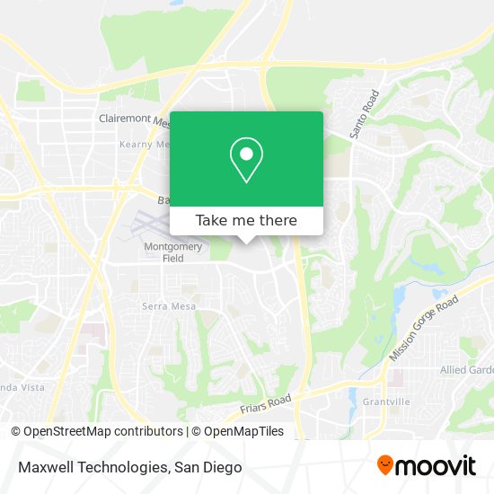 Maxwell Technologies map