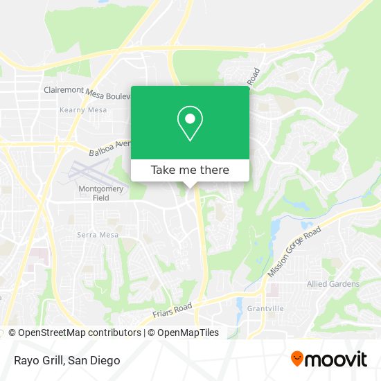 Mapa de Rayo Grill