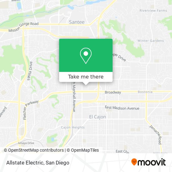 Allstate Electric map