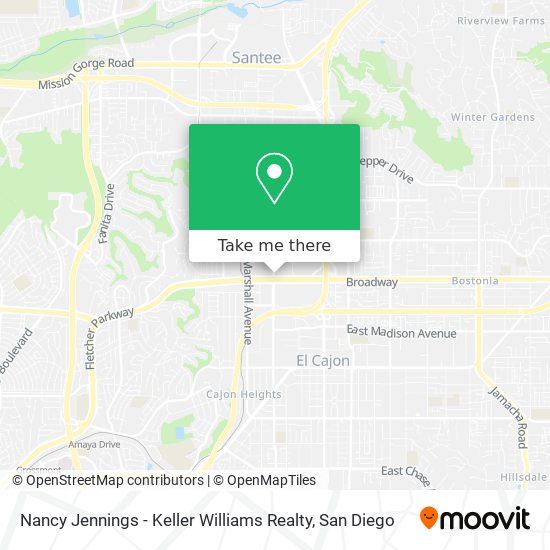 Nancy Jennings - Keller Williams Realty map