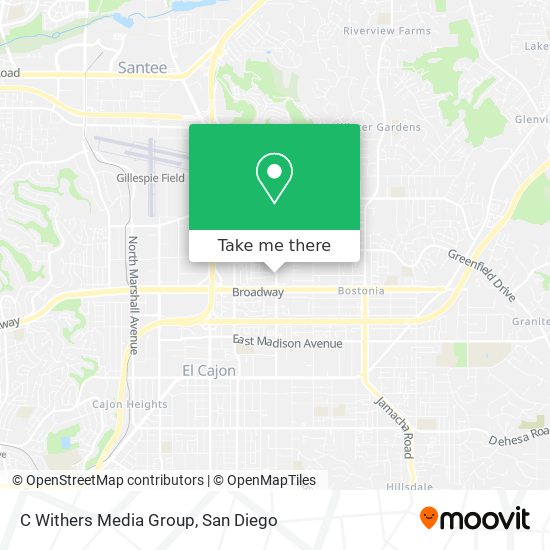 C Withers Media Group map