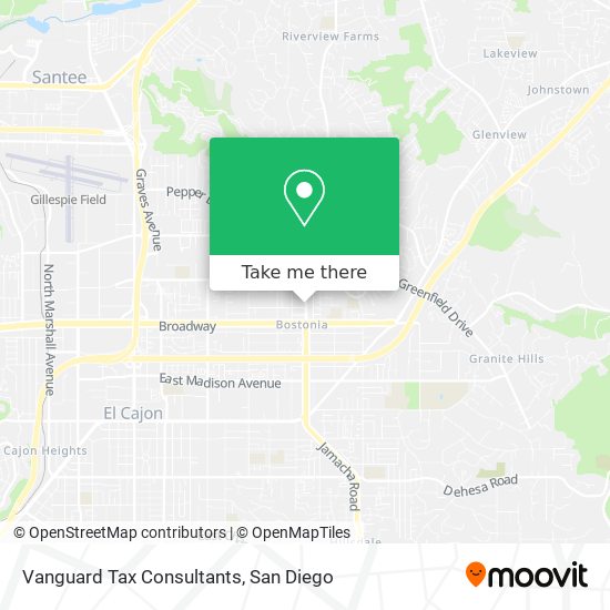 Vanguard Tax Consultants map