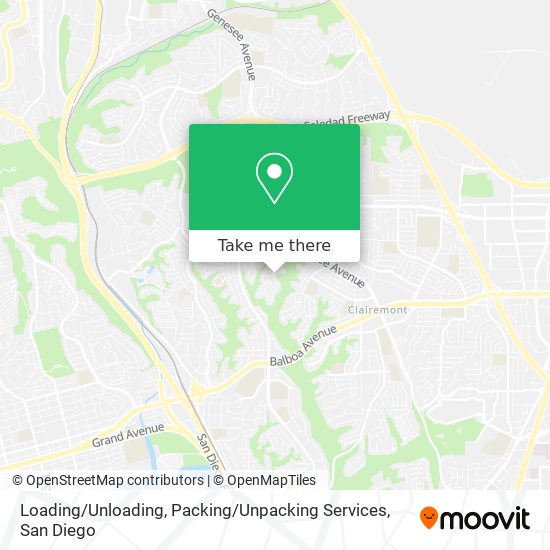 Loading / Unloading, Packing / Unpacking Services map