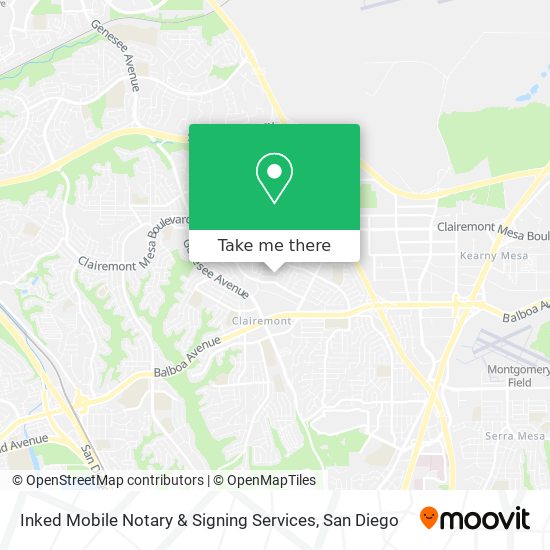 Mapa de Inked Mobile Notary & Signing Services