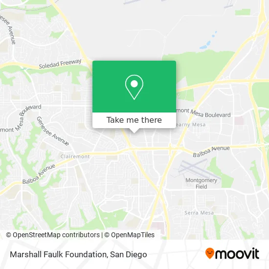 Mapa de Marshall Faulk Foundation