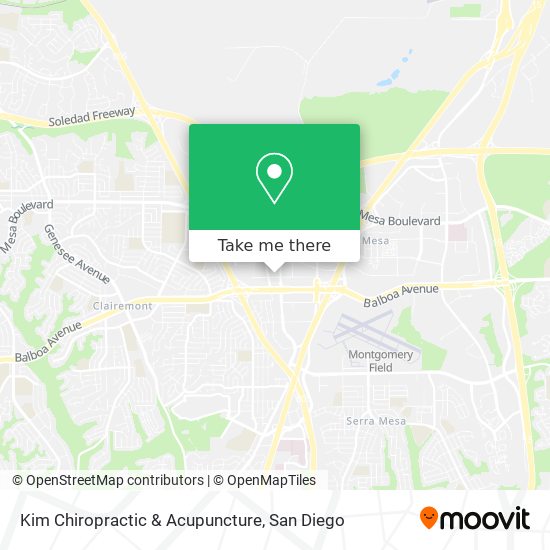 Mapa de Kim Chiropractic & Acupuncture