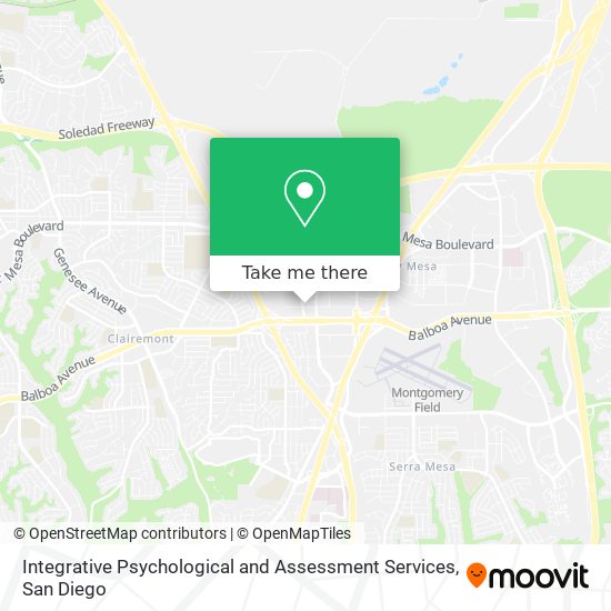 Integrative Psychological and Assessment Services map