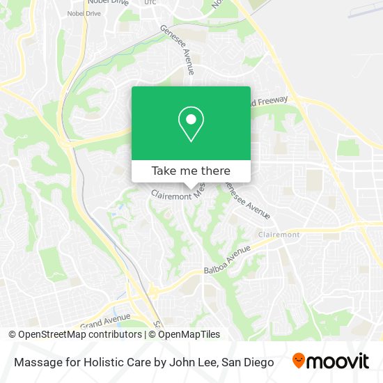 Mapa de Massage for Holistic Care by John Lee