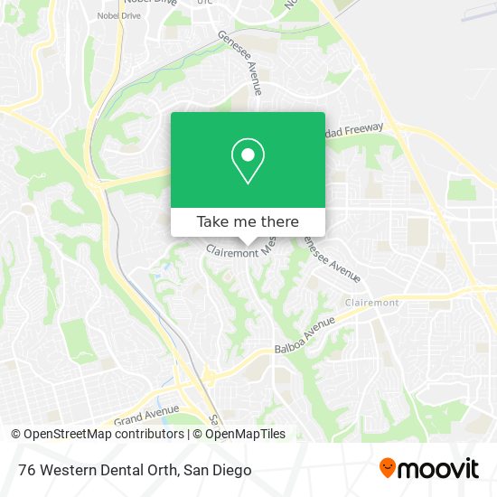 Mapa de 76 Western Dental Orth