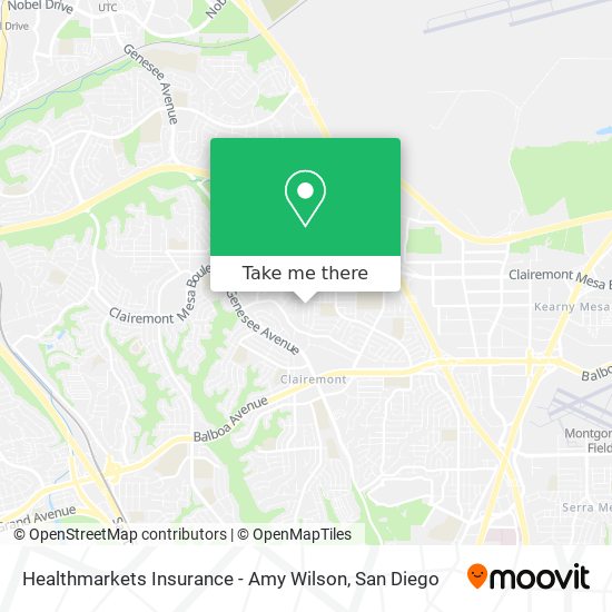 Mapa de Healthmarkets Insurance - Amy Wilson