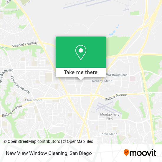 New View Window Cleaning map