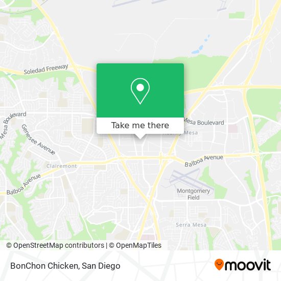 BonChon Chicken map