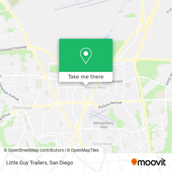 Mapa de Little Guy Trailers