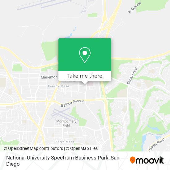 Mapa de National University Spectrum Business Park