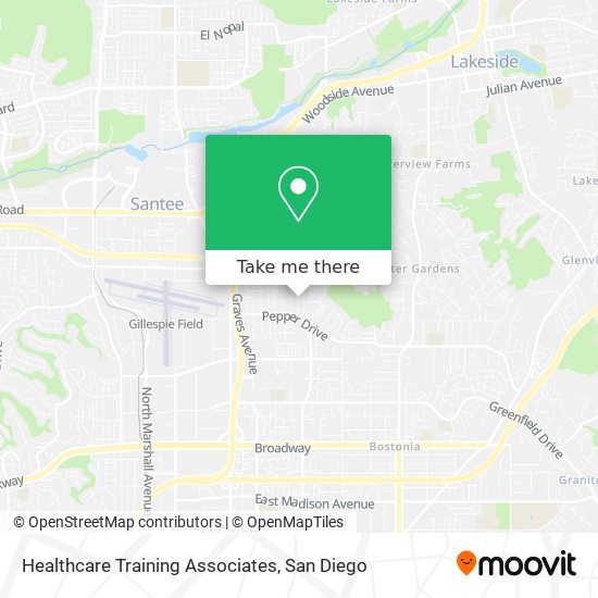 Mapa de Healthcare Training Associates
