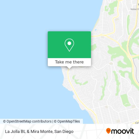 Mapa de La Jolla BL & Mira Monte