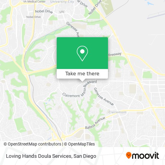 Mapa de Loving Hands Doula Services