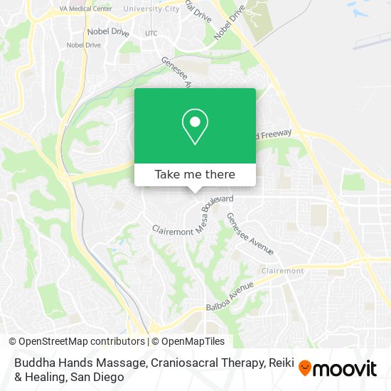 Mapa de Buddha Hands Massage, Craniosacral Therapy, Reiki & Healing