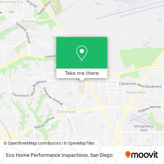 Eco Home Performance Inspections map