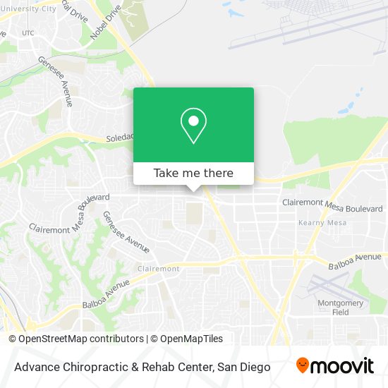 Mapa de Advance Chiropractic & Rehab Center