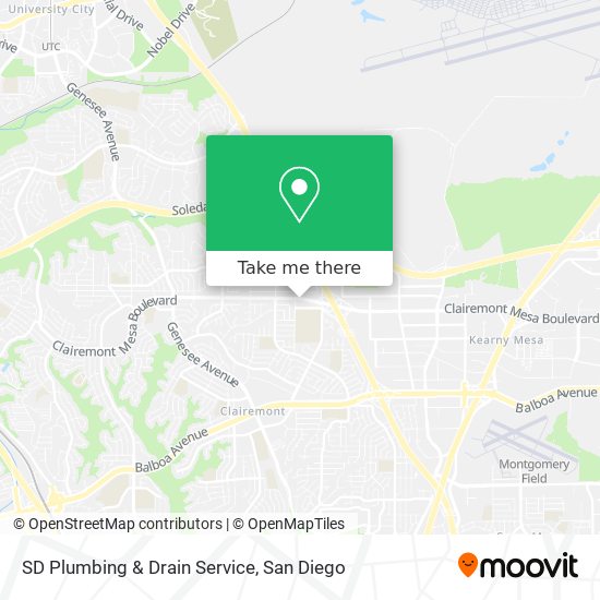 SD Plumbing & Drain Service map