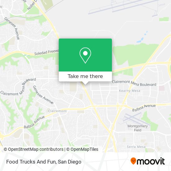 Food Trucks And Fun map
