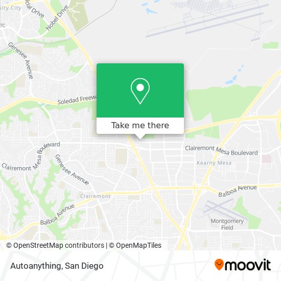 Autoanything map