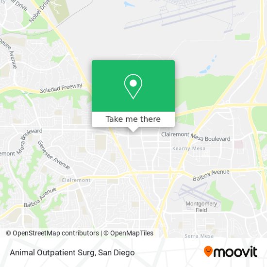 Animal Outpatient Surg map