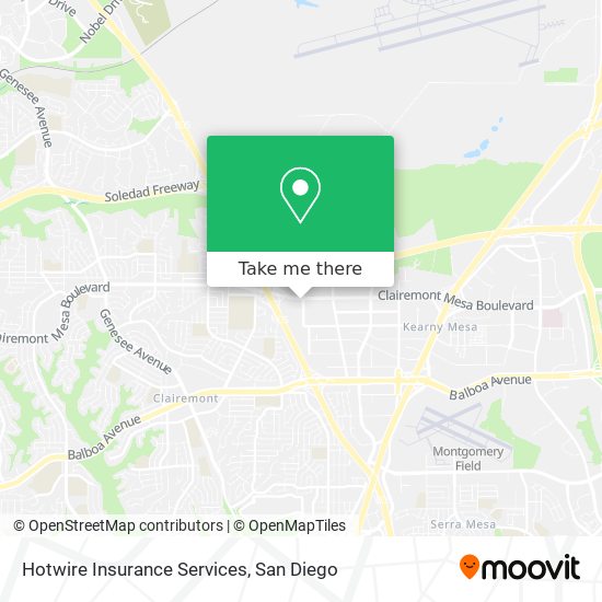 Hotwire Insurance Services map