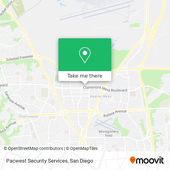 Pacwest Security Services map